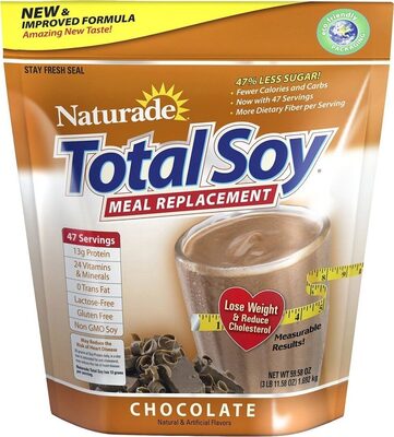 Naturade, Total Soy, Weight Loss Shake, Chocolate, Chocolate