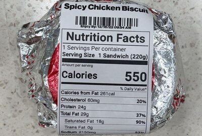 Spicy Chicken Biscuit, Spicy Chicken