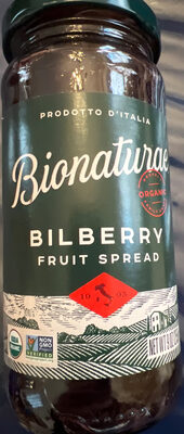 Organic Bilberry Fruit Spread