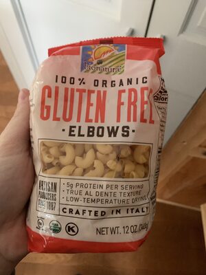 100% Organic Gluten Free Rice & Lentil Pasta, Elbows