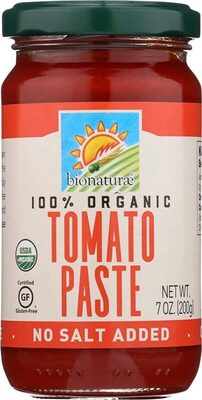Tomato 100% Organic Paste, Tomato