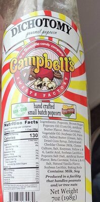 Dichotomy Gourmet Popcorn, Dichotomy