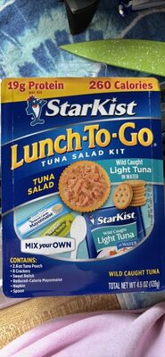 Lunch To-Go Chunk Light In Water Tuna