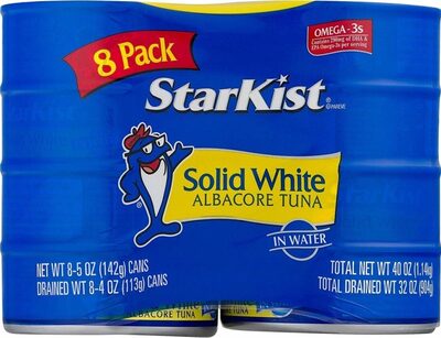 Solid White Albacore Tuna In Water, Solid White Albacore In Water