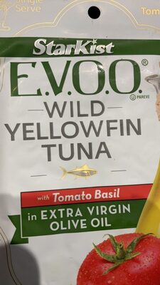 Yellowfin Wild Tuna With Tomato Basil In Extra Virgin Olive Oil, Yellowfin With Tomato Basil In Extra Virgin Olive Oil