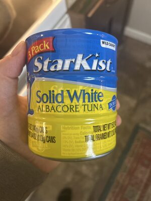 Solid White Albacore Tuna In Water