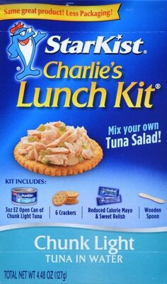 Chunk Light Tuna In Water Charlie's Snack Kit, Chunk Light In Water