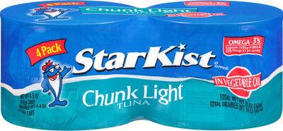 Chunk Light Tuna In Vegetable Oil, Chunk Light In Vegetable Oil