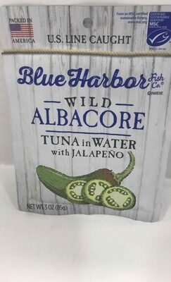 Wild Albacore Tuna In Water With Jalapeno, Jalapeno