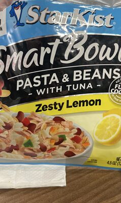 Zesty Lemon Pasta & Beans With Tuna, Zesty Lemon