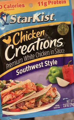 Southwest Style Chicken Cerations Premium White Chicken Sauce, Southwest Style Chicken