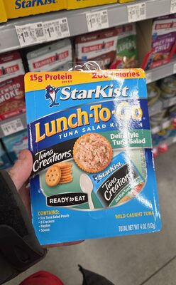 Deli Style Wild Caught Lunch-To-Go Tuna Salad Kit, Deli Style