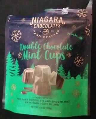 Double Chocolate Mint Cups, Double Chocolate; Mint