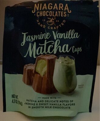 Jasmine Vanilla Matcha Cups, Jasmine Vanilla Matcha