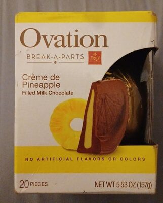 Pineapple Filled Milk Chocolate, Pineapple