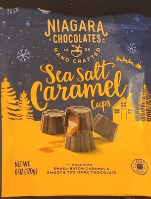 Sea Salt Caramel Chocolate Cups, Sea Salt Caramel