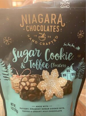 Sugar Cookie & Toffee Clusters Made With Buttery, Crunchy Sugar Cookie Bits & Creamy Milk Chocolate, Sugar Cookie & Toffee Clusters