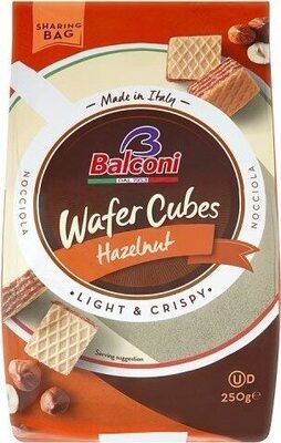 Wafers Cubi Nocciola Hazelnut