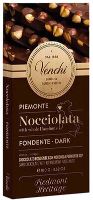 Nocciolata Dark Chocolate With Whole Hazelnuts, Dark