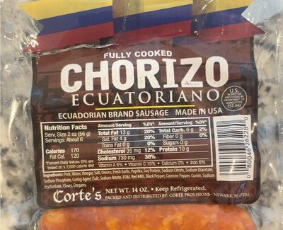 Ecuatoriano Chorizo  Sausage