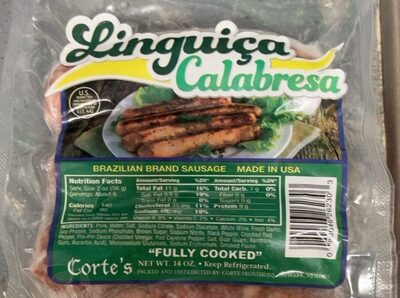 Linguia Calabresa Sausage