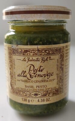Basil Pesto With "Basilico Genovese Dop" Basil