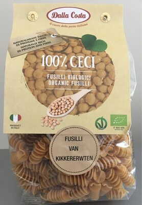 100% Organic Chickpea Pasta, Fusilli