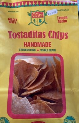 Lemon Nacho Handmade Tostaditas Chips, Lemon Nacho