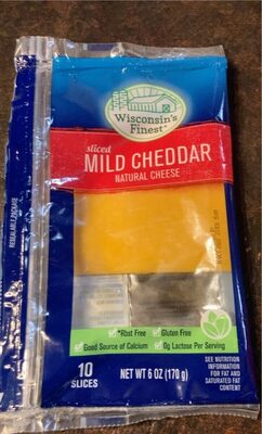 Mild Cheddar Sliced Natural Cheese, Mild Cheddar