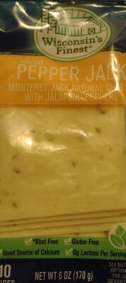 Pepper Jack Monterey Jack Natural Cheese With Jalapeno Peppers, Pepper Jack