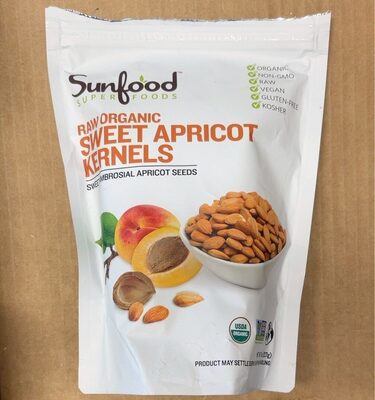 Raw Organic Sweet Apricot Kernels