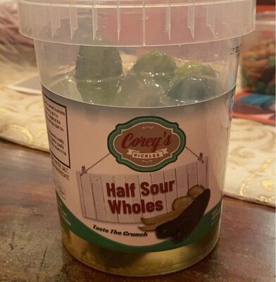 Half Sour Wholes Pickles, Half Sour Wholes