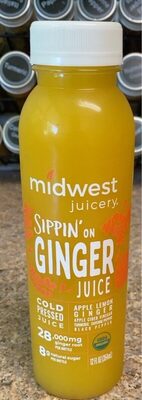Sippin' On Ginger Cold Pressed Juice, Sippin' On Ginger