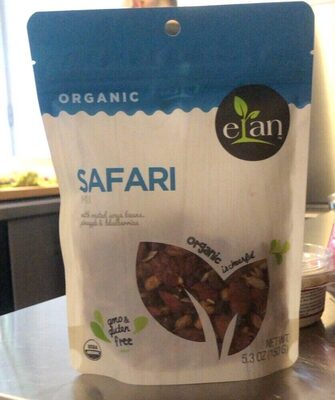 Organic Safari Mix With Roasted Soya Beans, Pineapple & Blueberries, Safari Mix