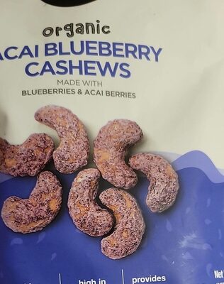 Organic Acai Blueberry Cashews, Acai Blueberry