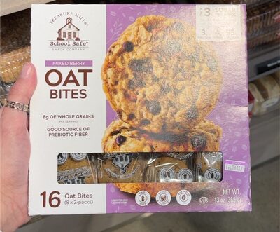 Mixed Berry Oat Bites, Mixed Berry