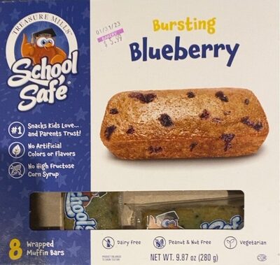 Bursting Blueberry Wrapped Muffin Bars, Blueberry
