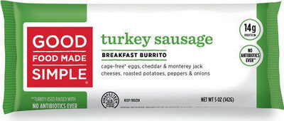 Turkey Sausage Breakfast Burrito, Turkey Sausage
