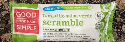 Tomatillo Salsa Verde Scramble Breakfast Burrito, Tomatillo Salsa Verde Scramble
