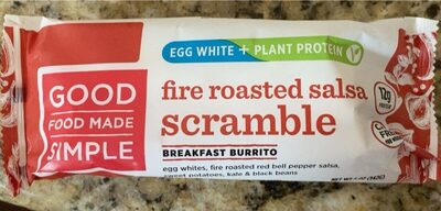 Fire Roasted Salsa Scramble Breakfast Burrito, Fire Roasted Salsa Scramble