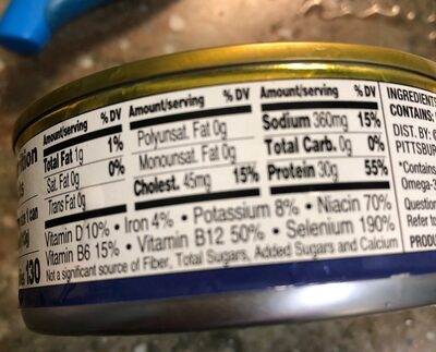 Solid White Albacore Tuna In Water, Solid White Albacore