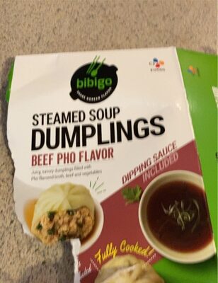 Beef Pho Flavor Steamed Soup Dumplings, Beef Pho