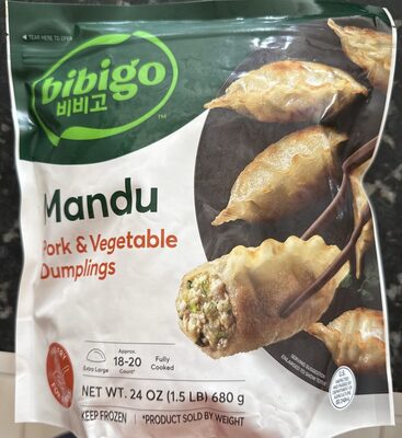 Pork & Vegetable Dumplings Mandu, Pork & Vegetable