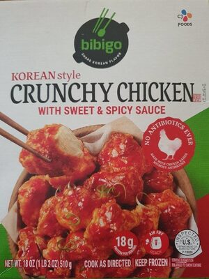 Korean Style Crunchy Chicken With Sweet & Spicy Sauce, Korean Style With Sweet & Spicy Sauce