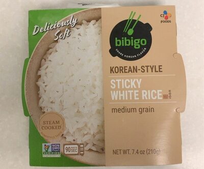 Korean-Style Medium Grain Sticky White Rice, Korean-Style