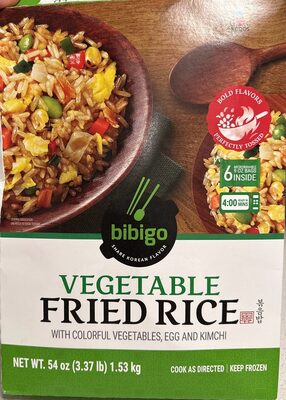 Vegetable Fried Rice, Vegetable