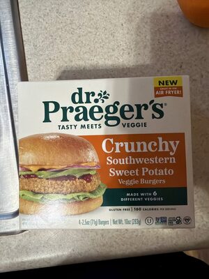 Crunchy Southwestern Sweet Potato Veggie Burgers, Crunchy Southwestern Sweet Potato