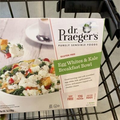 Cage-Free Scrambled Egg Whites, Kale, Gold Potatoes, Onions, And Peppers Topped With Cheddar Cheese., Egg Whites & Kale Breakfast Bowl