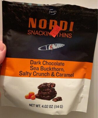 Dark Chocolate Sea Buckthorn, Salty Crunch & Caramel Snacking Thins, Dark Chocolate Sea Buckthorn, Salty Crunch & Caramel