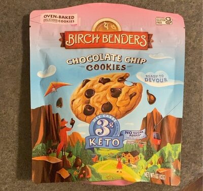 Keto Chocolate Chip Cookies, Chocolate Chip